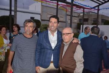 El edil Ramos pregona las fiestas del Carmen de La Medianía (Foto Francisco Javier Santana)